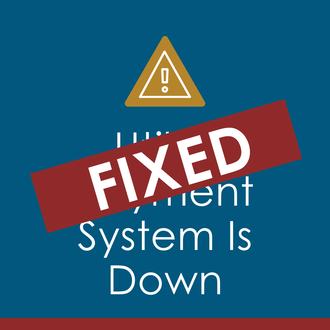 bar with fixed across utility payment alert