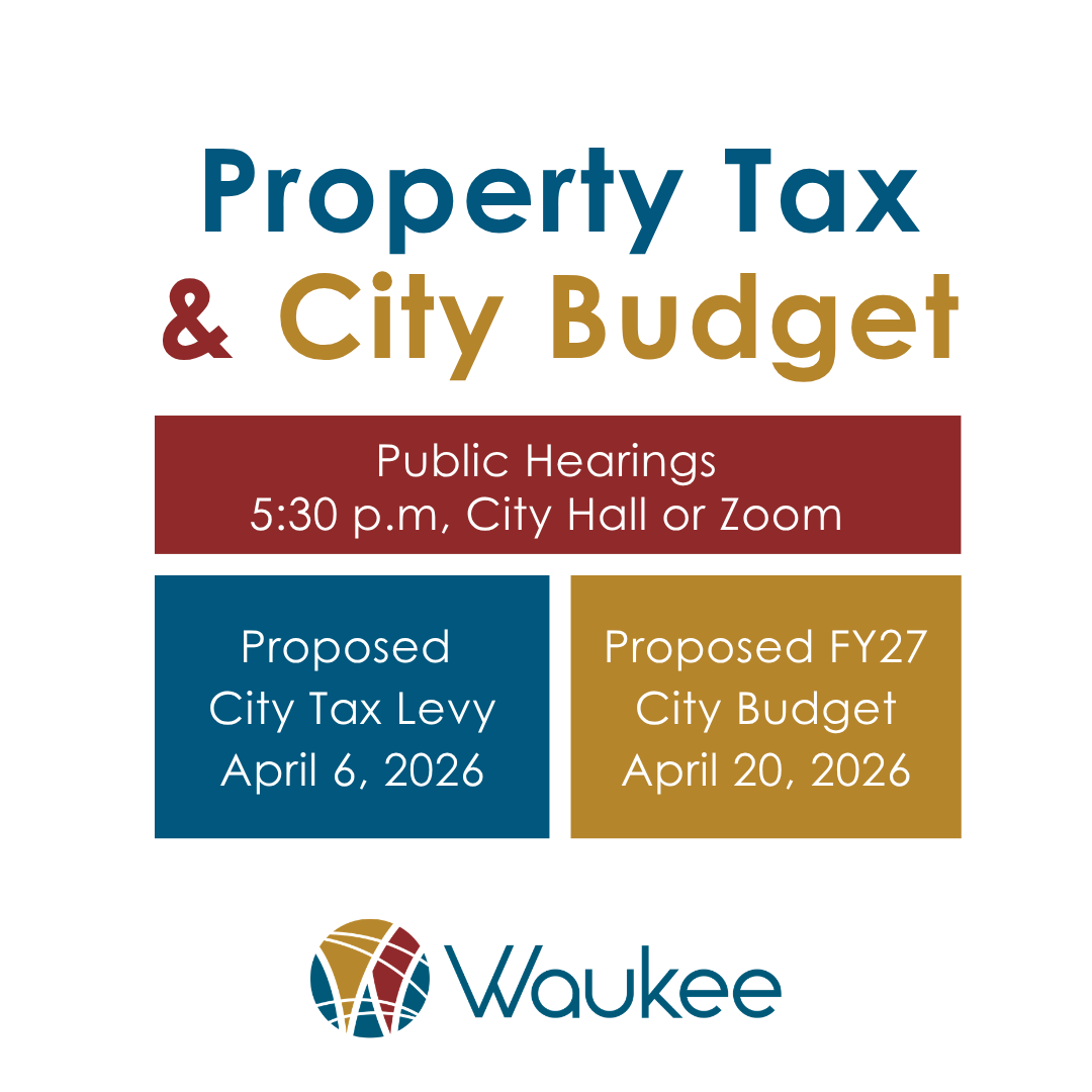 Property Tax Levy Public Hearing April 6 and Budget Public Hearing on April 20